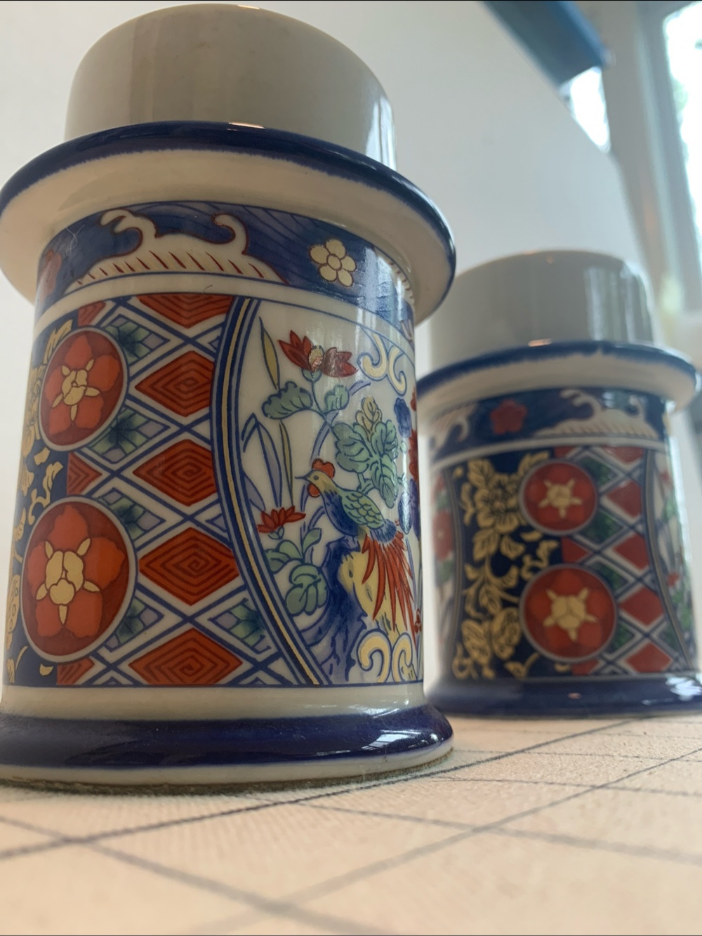 Gailstyn Sutton Towle Chinoiserie Ceramic Votive Holder (Set of Two)